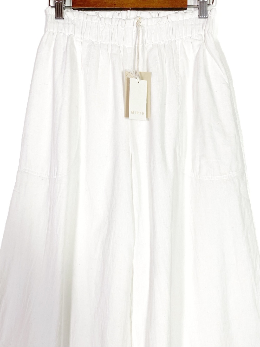 Mirth Wide Leg Pant White - Picture 5 of 7